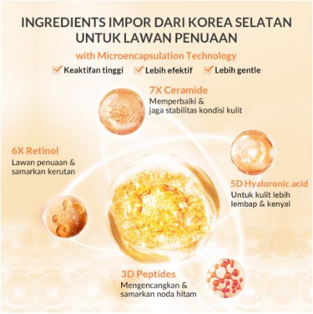 Bioaqua Cosmetics Bioaqua 6X Gentle-A Retinal Anti Aging Cream