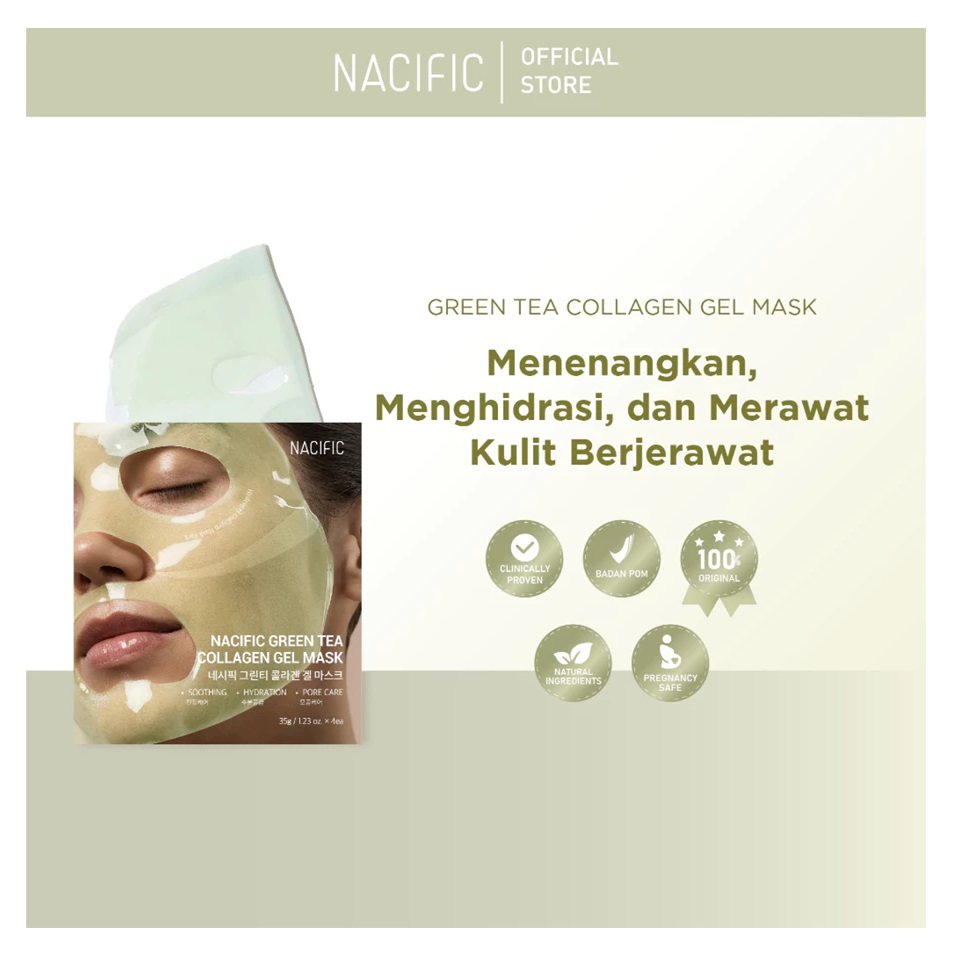 ABILL Korea NACIFIC Green Tea Collagen Gel Mask