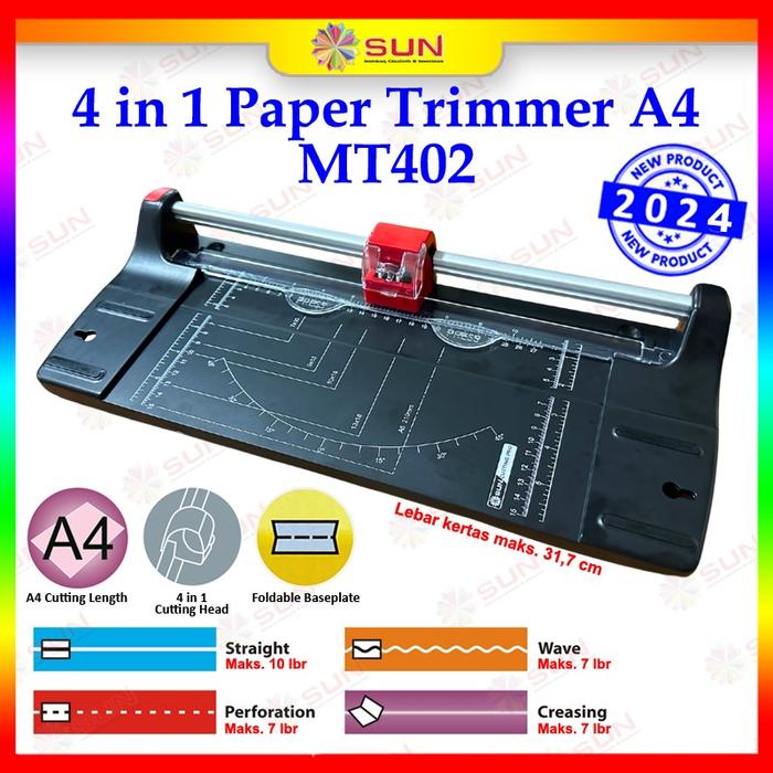SUN Indonesia SUN 4 in 1 Paper Trimmer A4 MT402