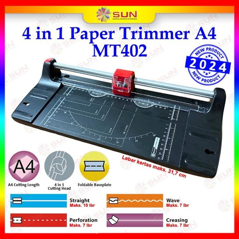 SUN 4 in 1 Paper Trimmer A4 2