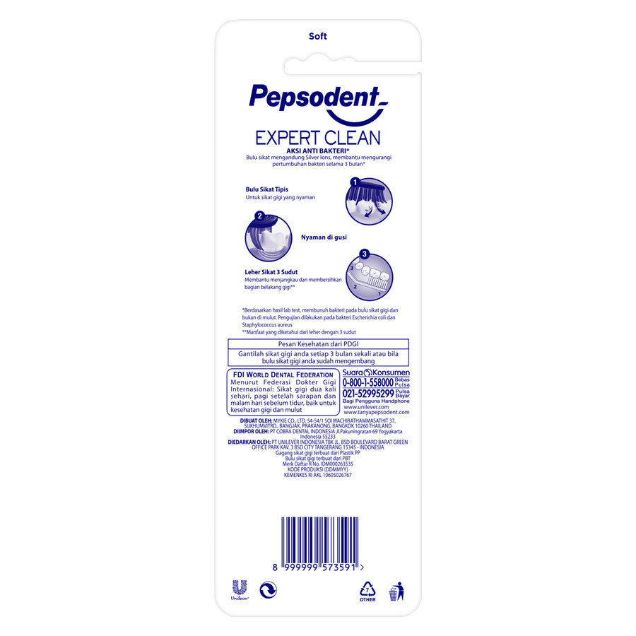 Sikat Gigi Expert Clean Soft 2