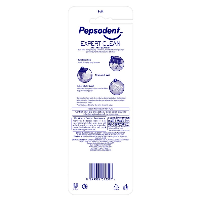 Sikat Gigi Expert Clean Soft 2