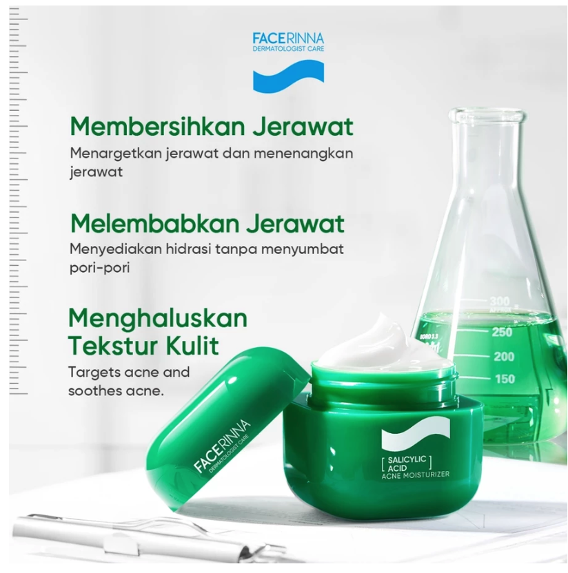  FACERINNA Salicylic Acid Acne Moisturizer