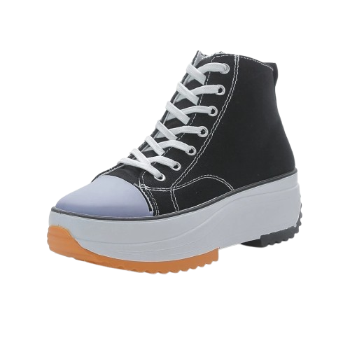 10 Rekomendasi Sepatu Hitam Putih Terbaik  3
