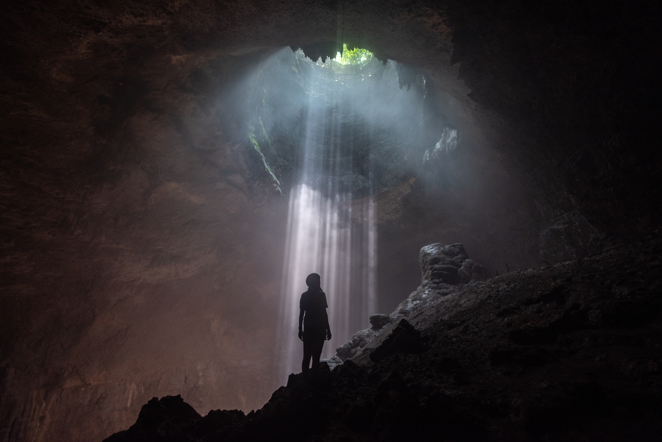Caving Goa Jomblang 1