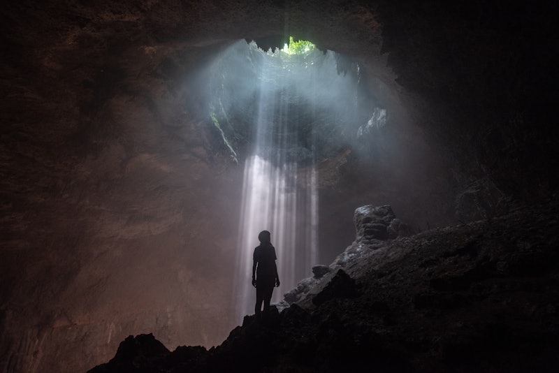 Caving Goa Jomblang 1