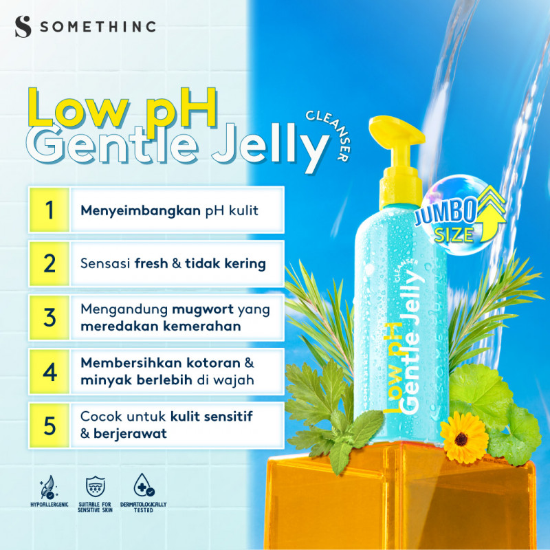 Royal Pesona Indonesia SOMETHINC Low pH Gentle Jelly Cleanser 