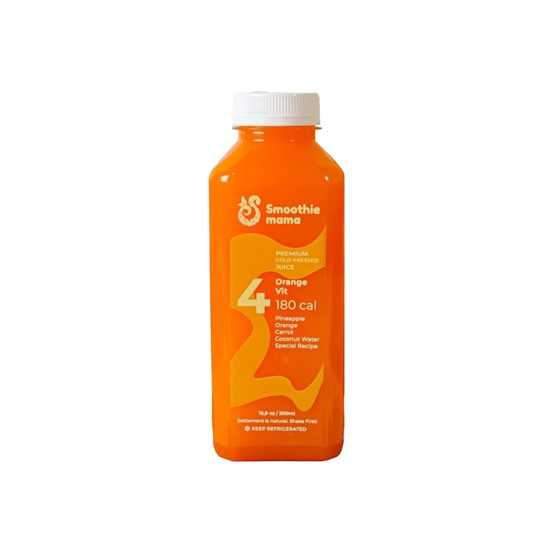 SMOOTHIEMAMA Cold Pressed Orange Vitamins 1