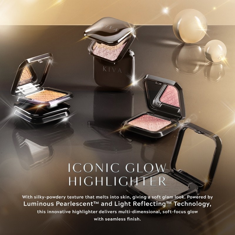 KIVA Iconic Glow Highlighter Pearl Luminance 2