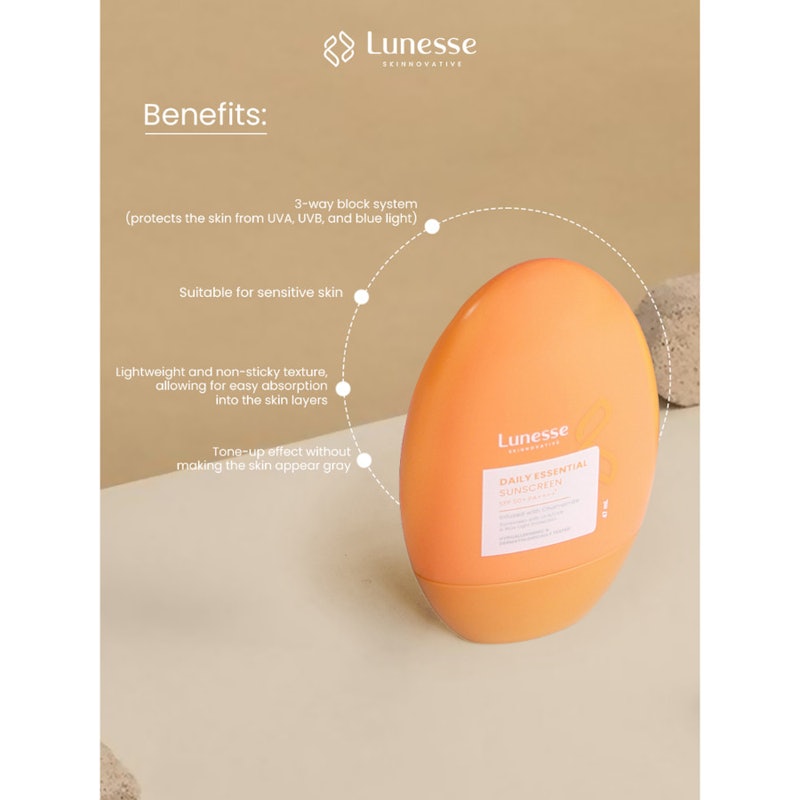 Lunesse Daily Essential Serum Sunscreen SPF 50+ PA++++