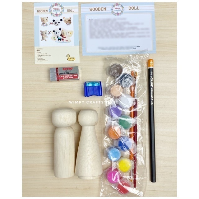 Paket Wooden Doll KIT
