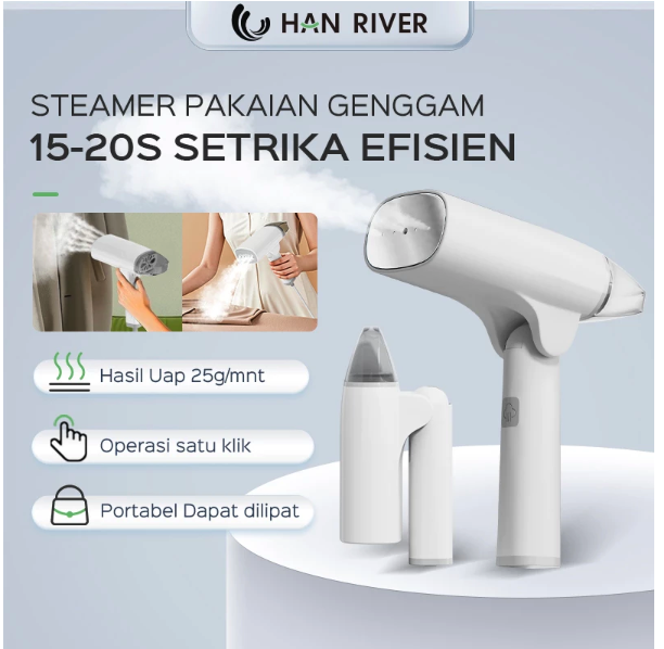  Han River Technology Han River Steamer Pakaian Genggam HRGTJ01WT