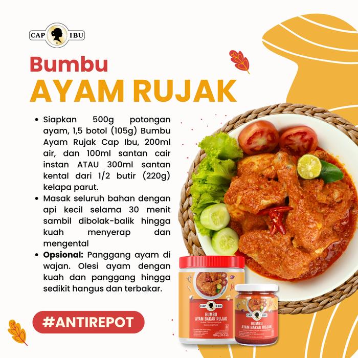 Setia Makmur Mandiri CAP IBU Bumbu Ayam Bakar Rujak