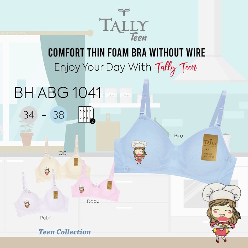 Tally Bra Remaja Tanpa Kawat 2