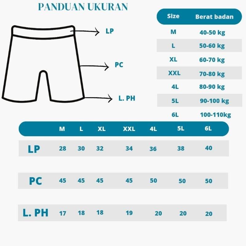  Maero Sport Celana Renang Pria Jumbo
