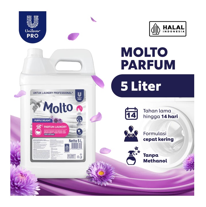 Unilever Indonesia Molto Parfum Laundry Professional Purple Delight 