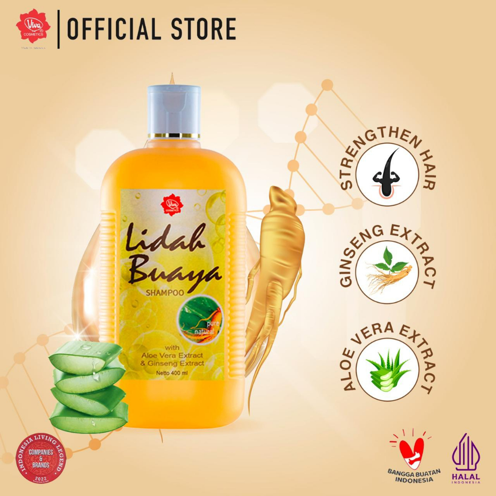 VITAPHARM Viva Shampoo Lidah Buaya Estrak Ginseng