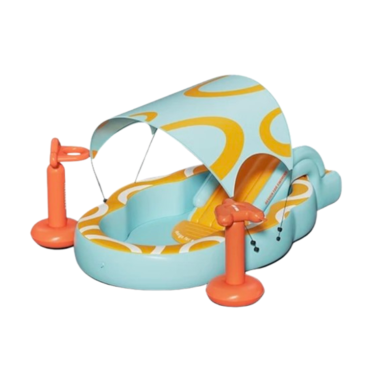 MAGICAL PLAYTIME 5-in-1 Kolam Renang Anak Perosotan Jumbo 2,1 m 1