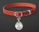 Treat and Tail Kalung Kucing Kulit Asli Custom Liontin Stainless Steel 1