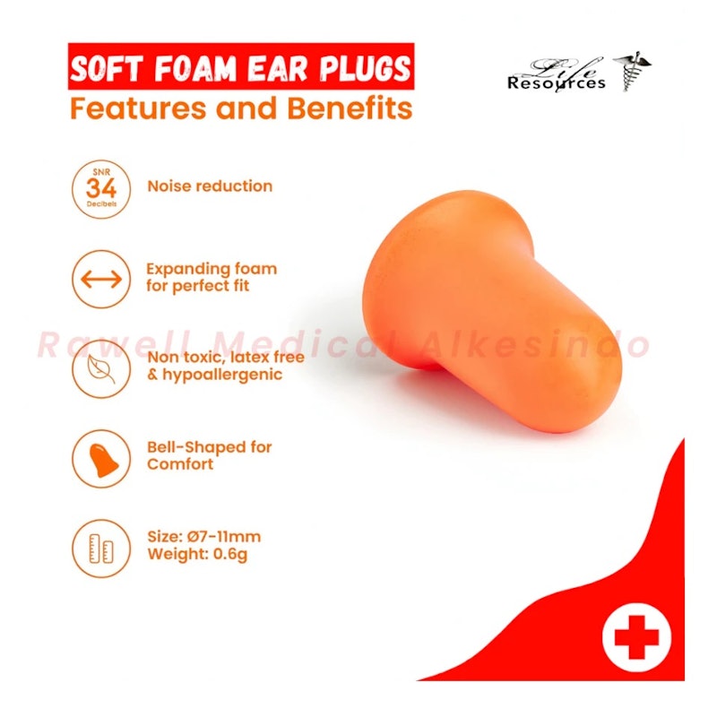 Life Resources Soft Foam Ear Plug 4