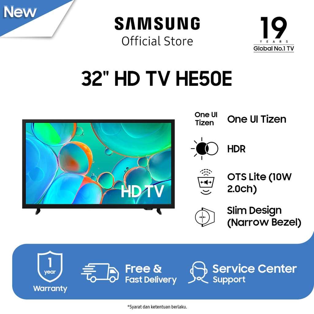 Samsung Electronics Samsung 32" HD TV HE50E UA32HE50EFKLXD