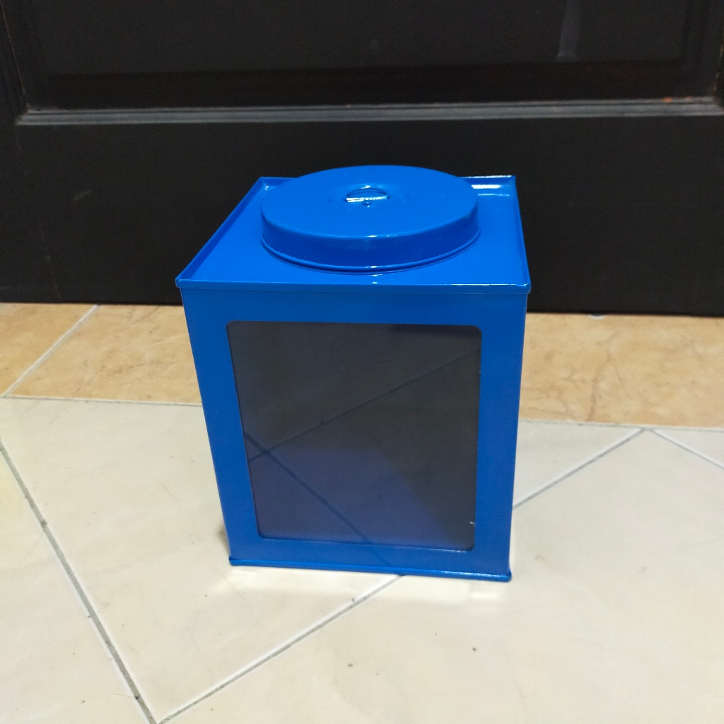 Rumah Tulip Rumah Tulip Toples Kaleng Krupuk size XL (17x17x21 cm)