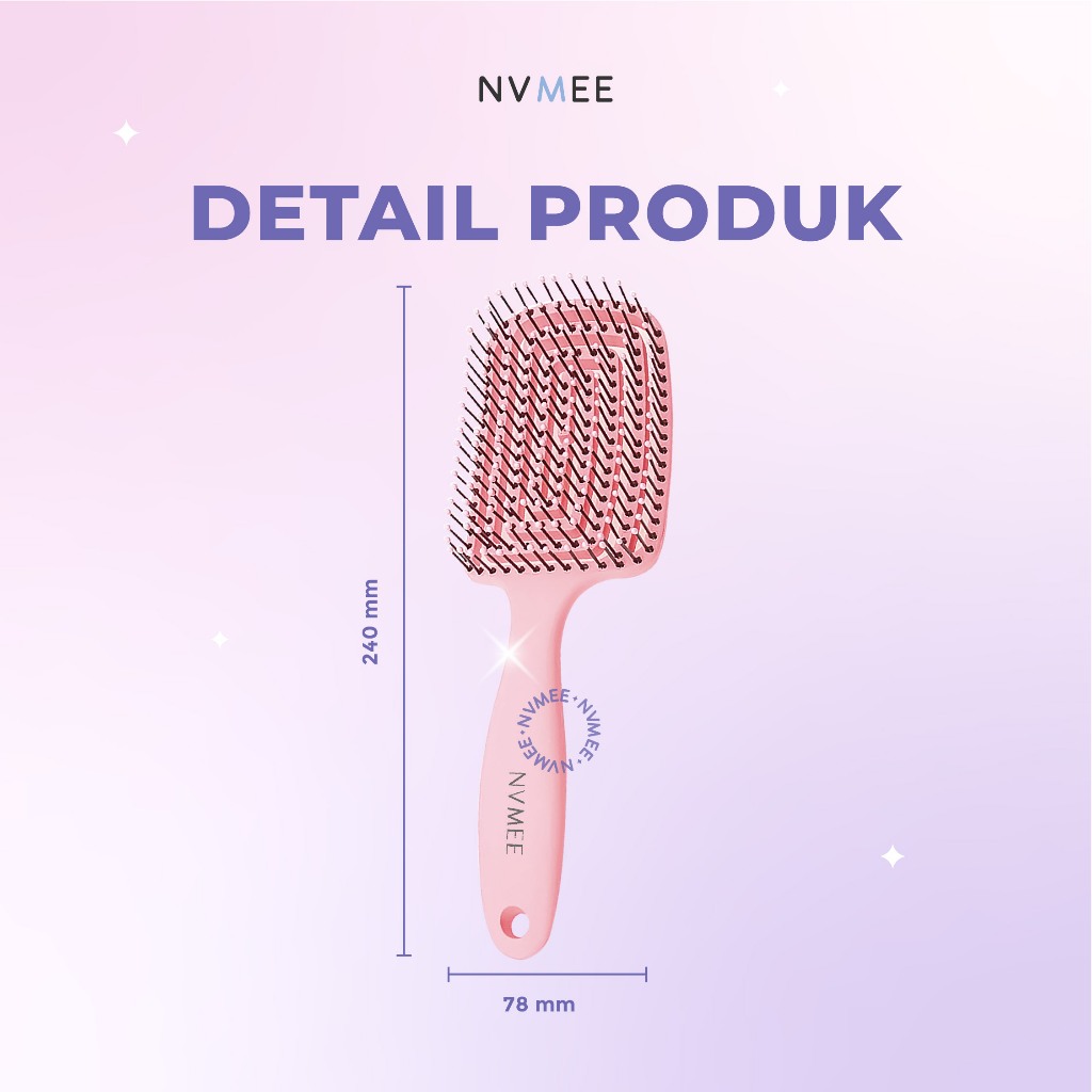 NVMEE Sisir Besar Kotak Model Khusus