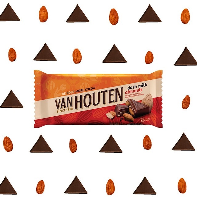 Van Houten Dark Milk Almonds
