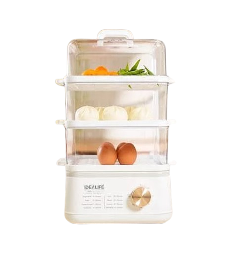 IDEALIFE Food Steamer 3 Layer ｜ FS-1801