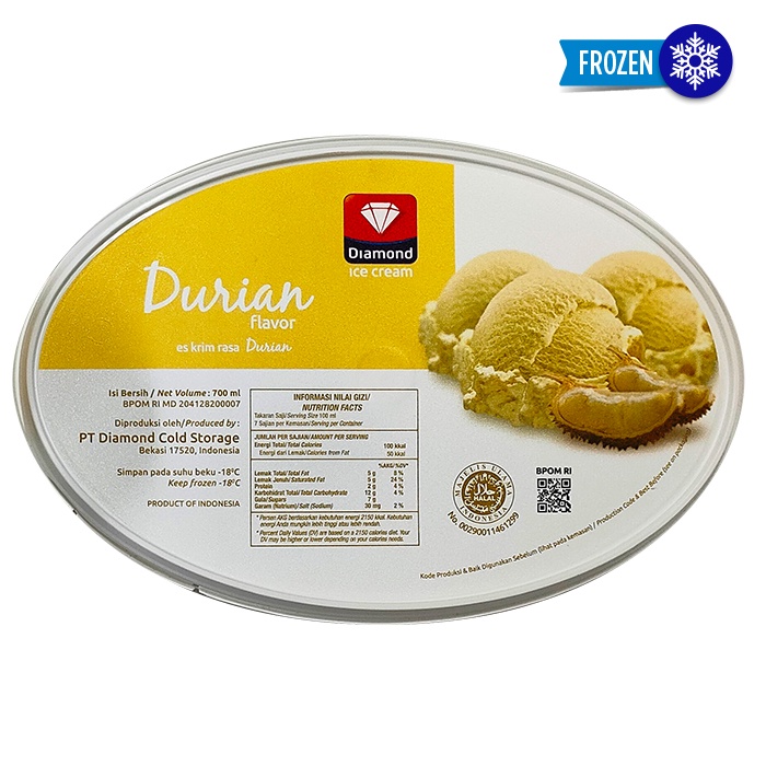 Ice Cream Durian 700 ml 2