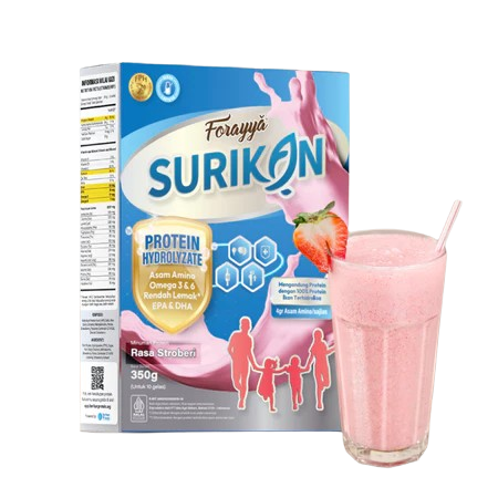 Surikan Strawberry Bebas Laktosa