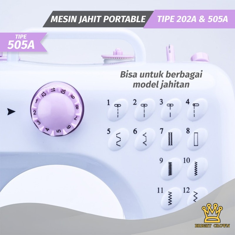 Bright Crown Mesin Jahit Mini Portable 3