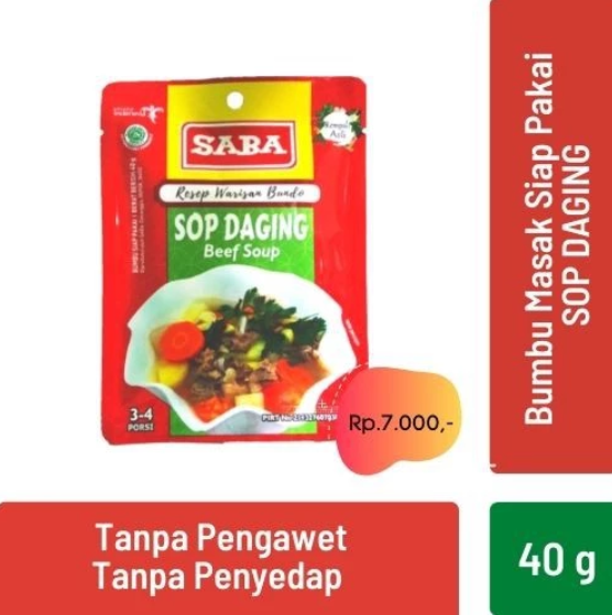 Sabana Barokah SABA Bumbu Masak Sop Daging
