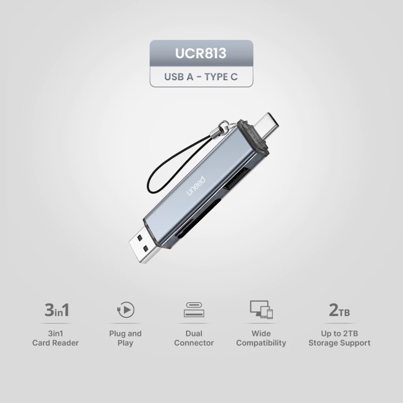 UNEED All in One Card Reader 5