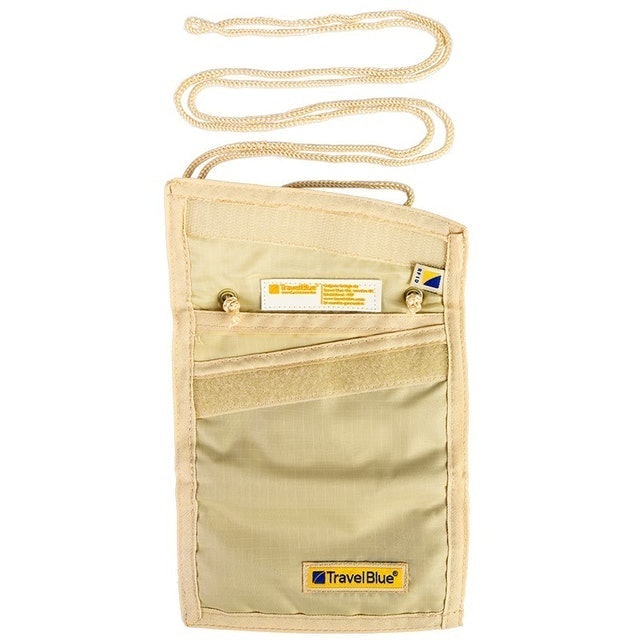  Travel Blue RFID Blocking Slimline Neck Wallet  TB125