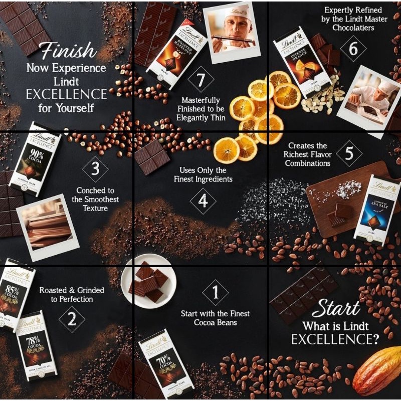 Lindt Excellence 90% Cocoa Dark Supreme Noir
