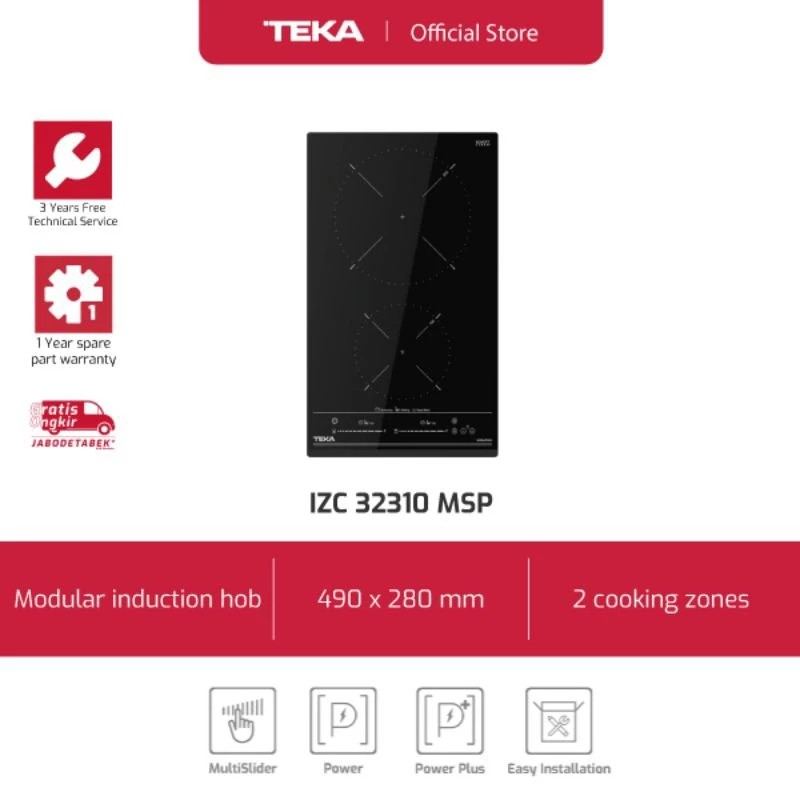 Teka Group Teka Kompor Tanam Induksi  IZC 32310 MSP BK