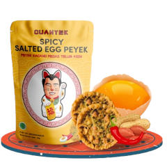 Spicy Salted Egg Peyek