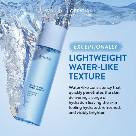 Paragon Technology and Innovation Wardah Glycolic Acid Niacinamide ADV Brightening Hydrating Toner