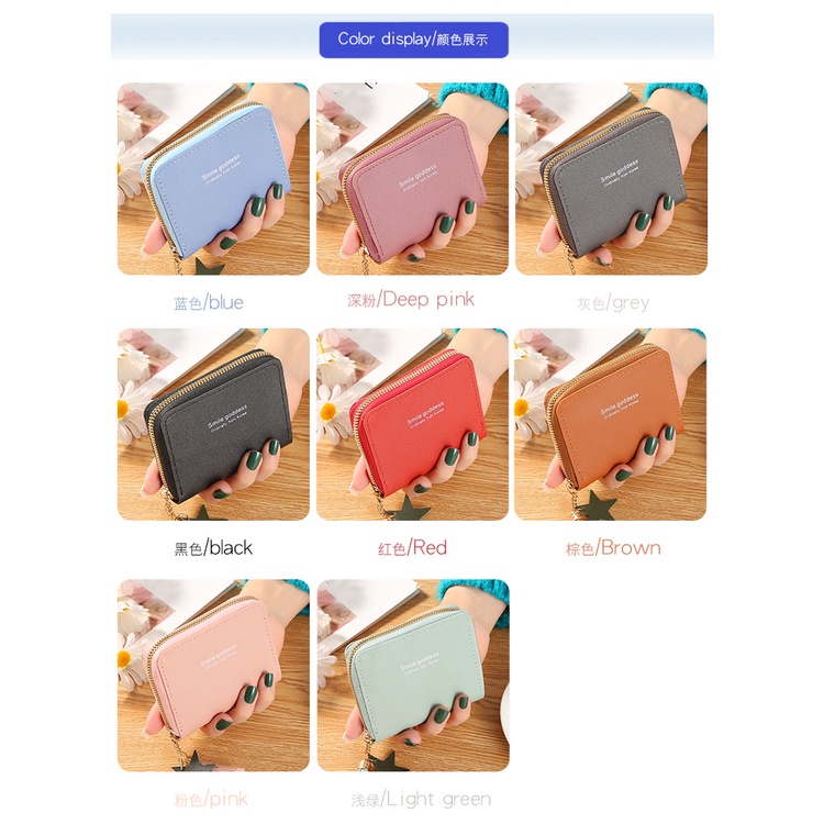 Smile Goddess Dompet Koin dan Kartu D03