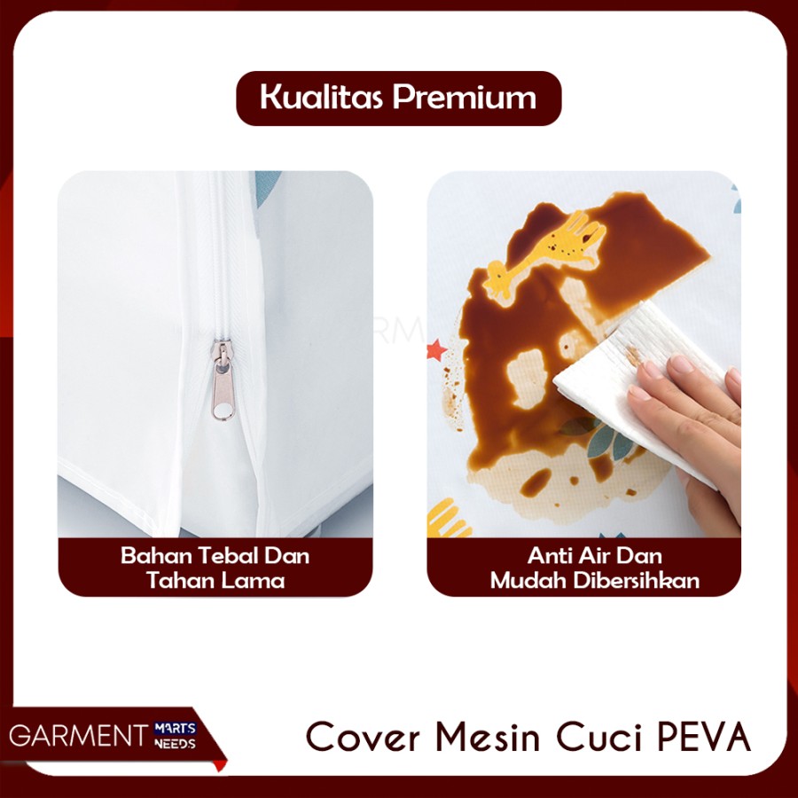 Cover Mesin Cuci Bukaan Atas Premium 2