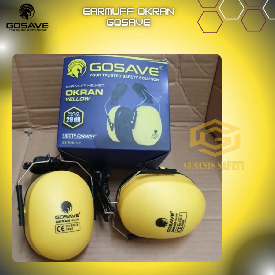 Pilar Niaga Makmur Gosave Earmuff Helmet Okran Series
