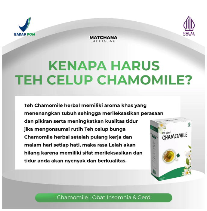 GTF Global Agro Matchana Teh Celup Chamomile 