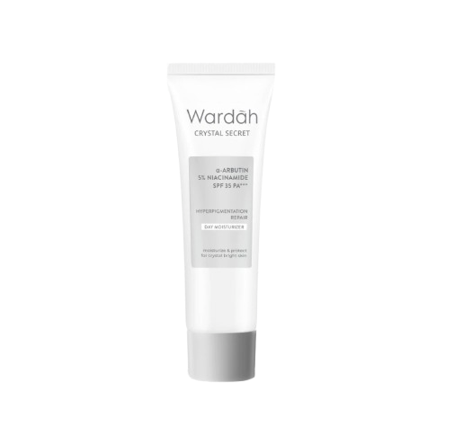 Wardah ｜ Crystal Secret Alpha Arbutin + 5% Niacinamide Hyperpigmentation Repair Day Moisturizer