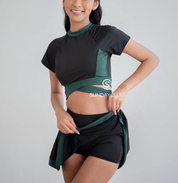  SUNDAYCLUB Elise Bikini Rok Baju Renang