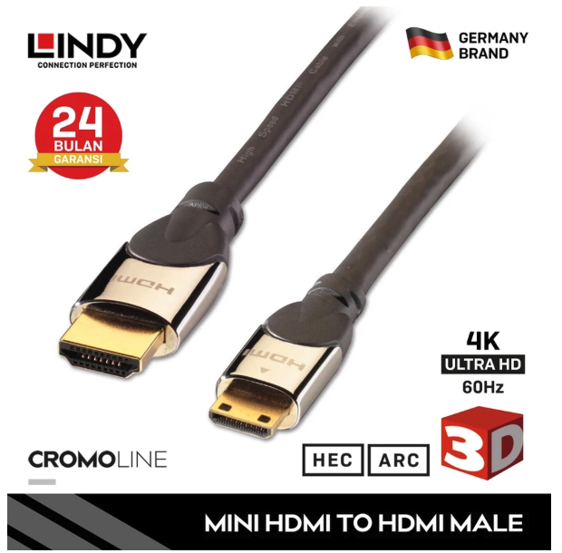 LINDY Kabel Mini HDMI to HDMI 2