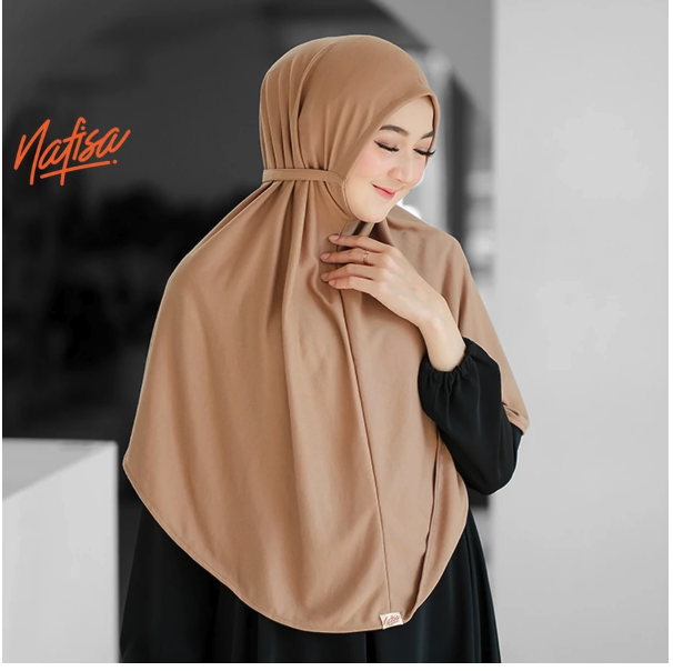  Nafisa Hijab Kerudung Instan Maryam Kaos Tali