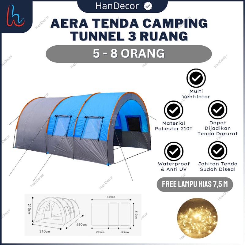 AERA Tenda Tunnel 5-8 orang 5