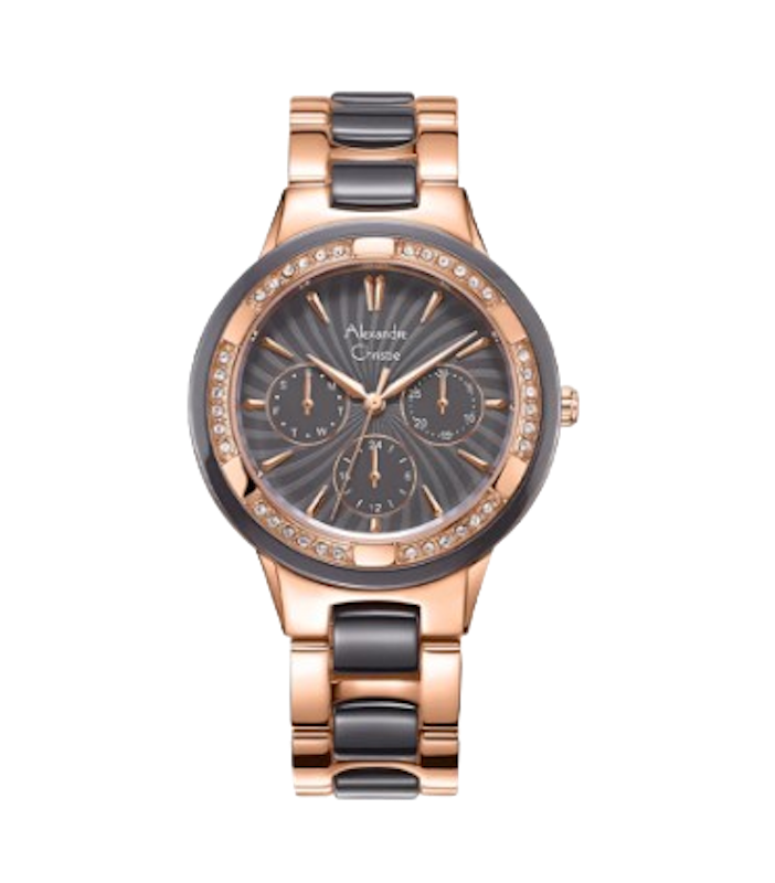 Alexandre Christie Jam Tangan Wanita - Grey Rose Gold 1