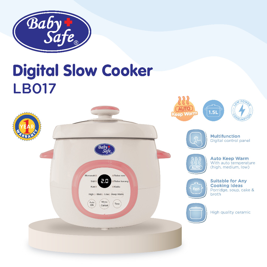 Lynea Primisima BabySafe Digital Slow Cooker LB017